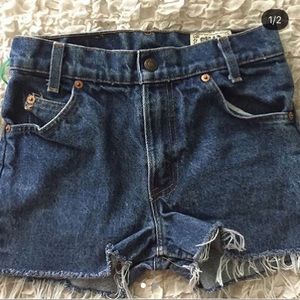 Levi denim shorts